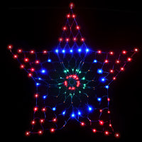 Thumbnail for Jingle Jollys Christmas Lights 130cm Snow 130 LED Decorations