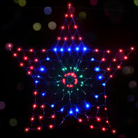 Thumbnail for Jingle Jollys Christmas Lights 130cm Snow 130 LED Decorations