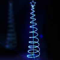 Thumbnail for Jingle Jollys Solar Christmas Tree 2.4m Motif Lights 8 Modes Multi Colour