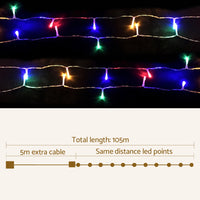 Thumbnail for Jingle Jollys 50M Christmas Lights String Light 500 LED Colourful