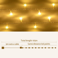 Thumbnail for Jingle Jollys 50M Christmas Lights String Light 500 LED Warm White