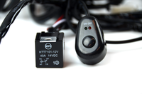 Thumbnail for 2way LED Universal Driving light Wiring Loom Harness 12V 24V 40A Relay Switch