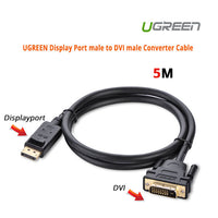 Thumbnail for UGREEN DP male to DVI male cable 5M (10223)