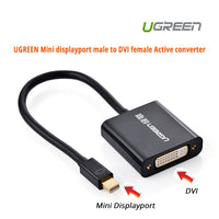Thumbnail for UGREEN Mini displayport male to DVI female Active converter (10448)