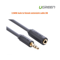 Thumbnail for UGREEN 3.5MM male to female extensioin cable 2M (10784)