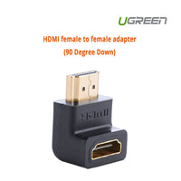 Thumbnail for UGREEN HDMI female to female adapter (90 Degree Down) (20109)