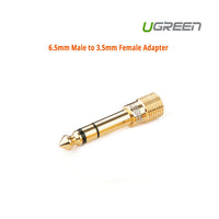 Thumbnail for UGREEN 6.5mm Male to 3.5mm Female Adapter (20503)