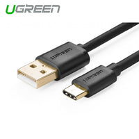 Thumbnail for UGREEN USB 2.0 Type A Male to USB 3.1 Type-C Male Charge & Sync Cable - White 1M (30165)