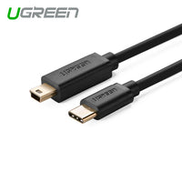 Thumbnail for UGREEN USB Type C Male to USB 2.0 Mini 5Pin Male Cable - Black 1M (30185)