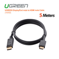 Thumbnail for UGREEN DisplayPort male to HDMI male Cable 5M (10204)