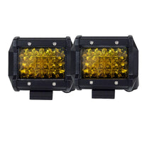 Thumbnail for 2x 4 inch Spot LED Work Light Bar Philips Quad Row 4WD Fog Amber Reverse Driving