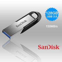 Thumbnail for SANDISK 128GB CZ73 ULTRA FLAIR USB 3.0 FLASH DRIVE upto 150MB/s