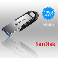 Thumbnail for SANDISK 16GB CZ73 ULTRA FLAIR USB 3.0 FLASH DRIVE upto 150MB/s