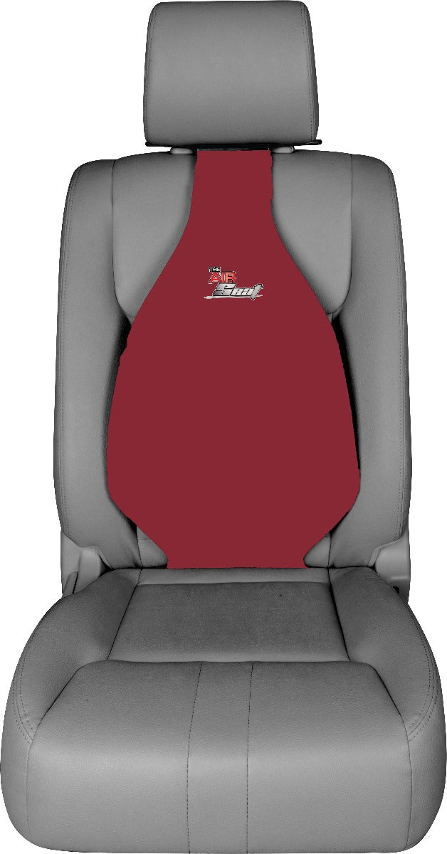 Universal Seat Cover Cushion Back Lumbar Support THE AIR SEAT New RED X 2