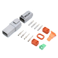 Thumbnail for Deutsch DT 4-Way 4 Pin Electrical Connector Plug Kit #DT4 Trailer Waterproof AU