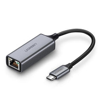 Thumbnail for UGREEN USB Type C to 10/100 Ethernet Adapter (Space Gray) 50736